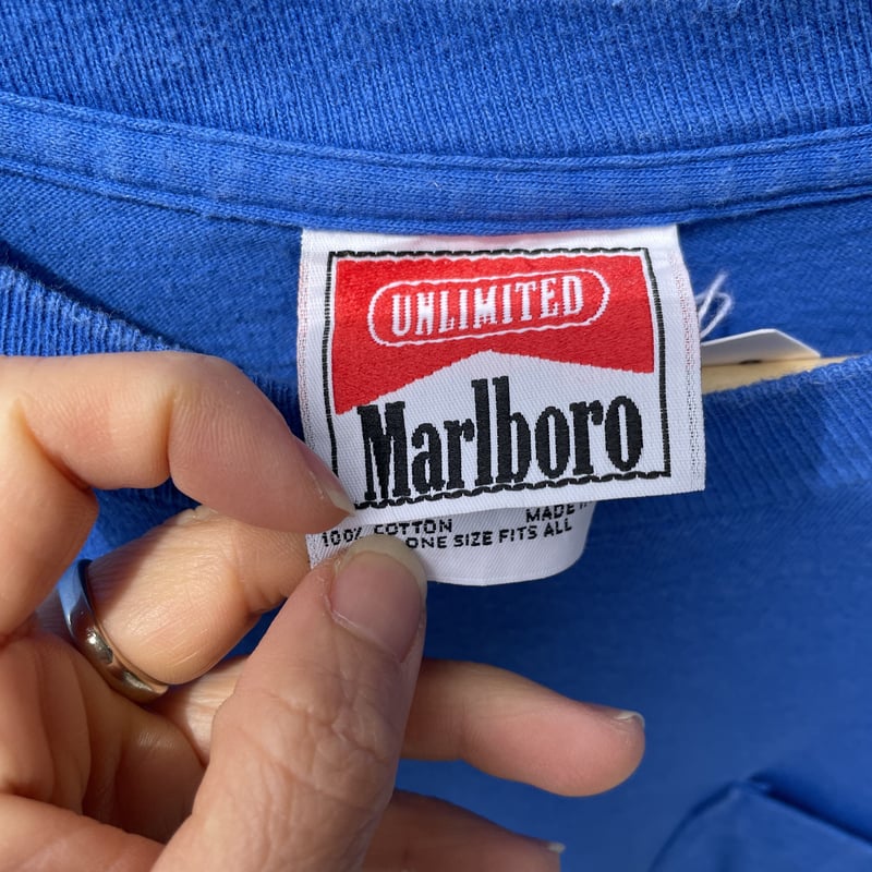 マルボロ　Tシャツ　コヨーテ　青 VINTAGE MARLBORO “COYOTE TEE” / BLUE 】 ヴィンテー