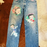 TOO CUTE リメイクデニムパンツ