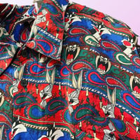 ルーニーテューンズ総柄シルクシャツ