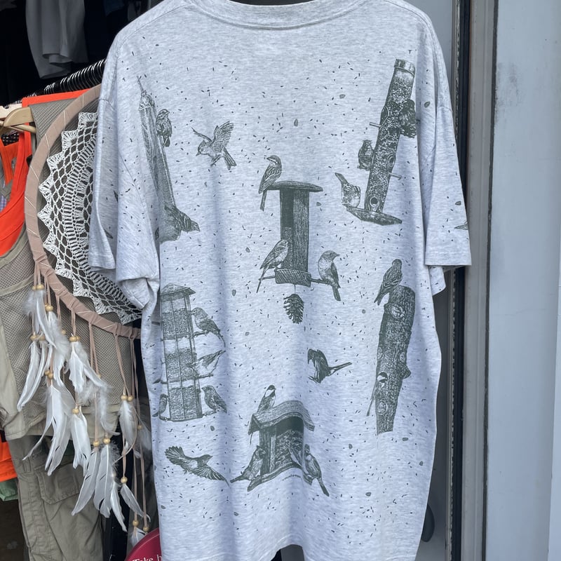 rel・e・vant products 総柄鳥 Tシャツ ©️1994 | usedselec