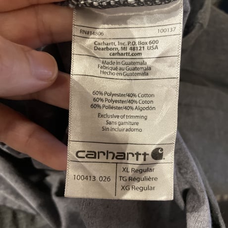 carhartt ボタン付き　Tシャツ