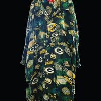 GREENBAY PACKERS 総柄開襟シャツ