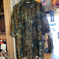 アニマル柄シルクシャツ