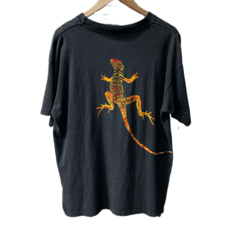 marlbolo 黒　トカゲ　リザード　Tシャツ