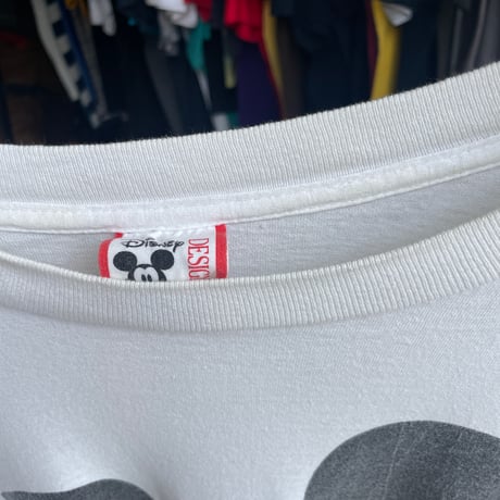 90's Disney お座りミッキー　Tシャツ