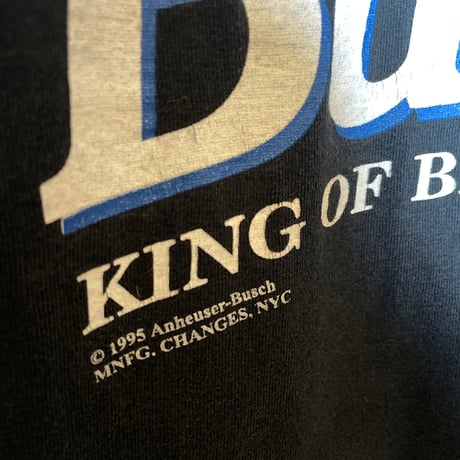 90's Budweiser Tシャツ　©️1995