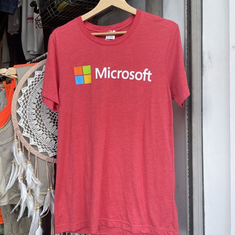90s USA製　シングルステッチ　Microsoft 企業ロゴTシャツ