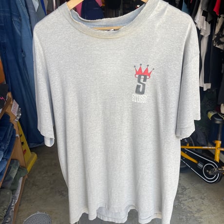 old stussy クラウン　白タグ　made in USA