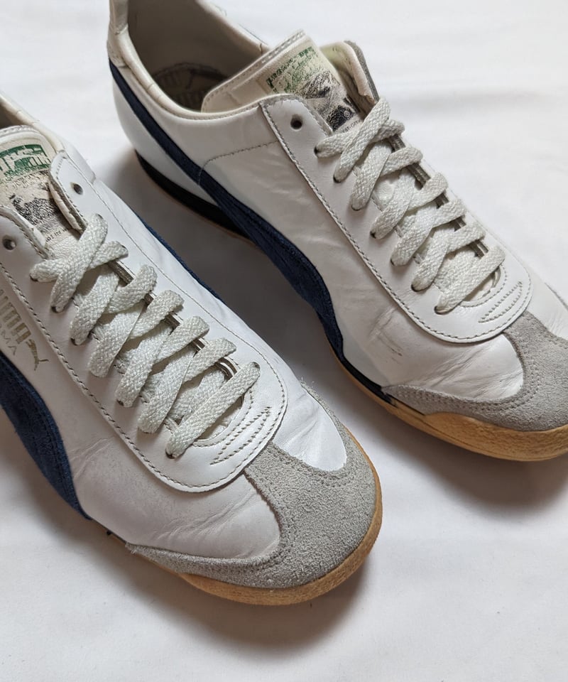 PUMA ROMA プーマ ローマ スニーカー ヴィンテージ 白 PUMA プーマ スニーカー ユニセックス ローマ 68 リバイバル