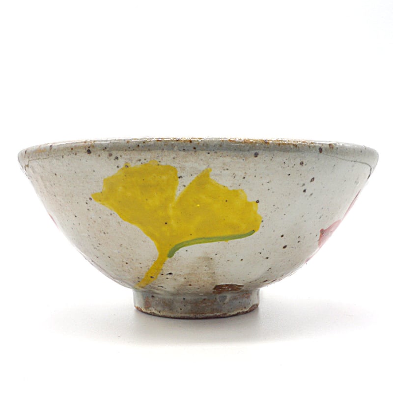 紅葉模様の陶器ボウル 中型 紅葉模様の陶器ボウル 中型