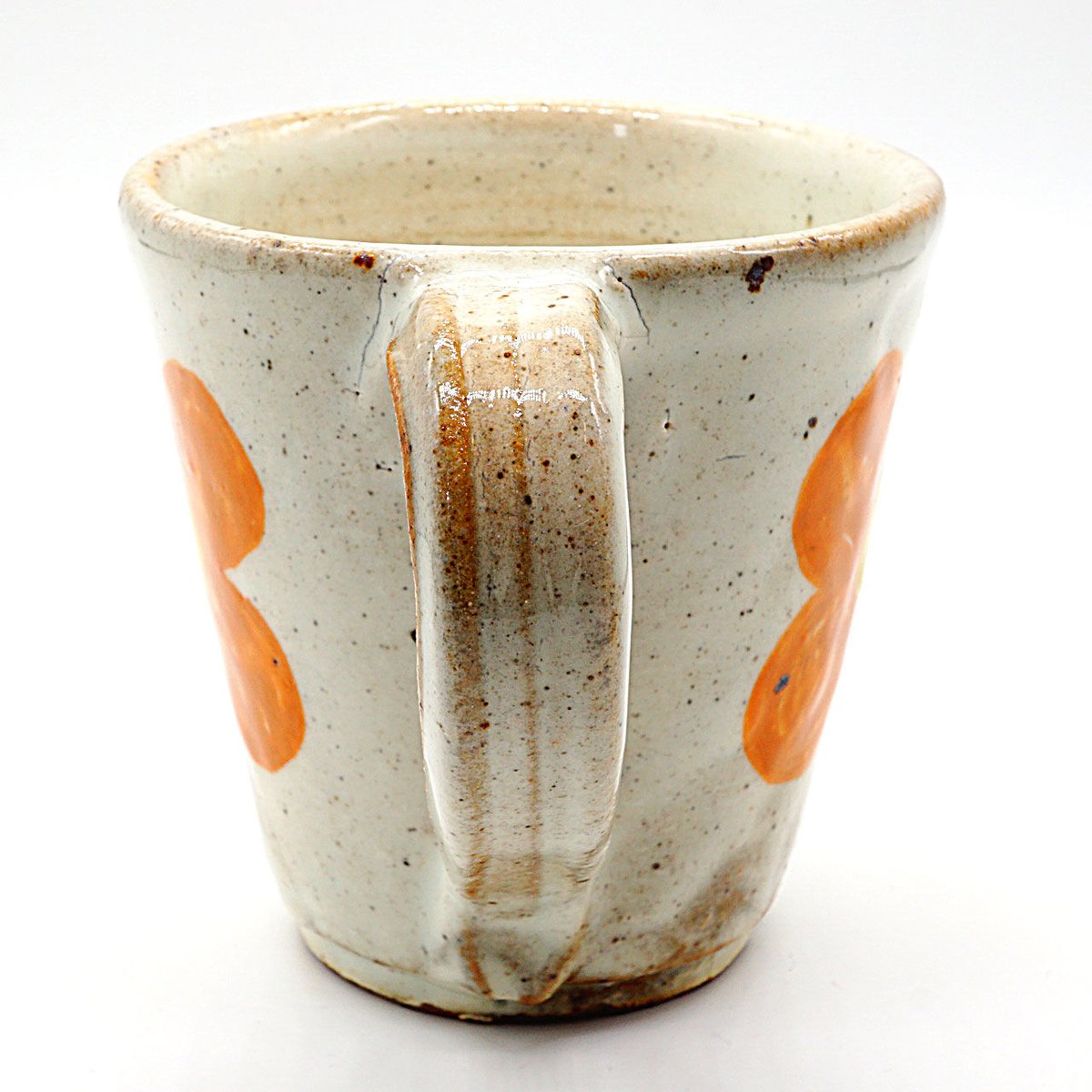 高脚陶器カップ 花柄 hyakusen kai 青いモダンな花柄の洒落たカップ＆ソーサー