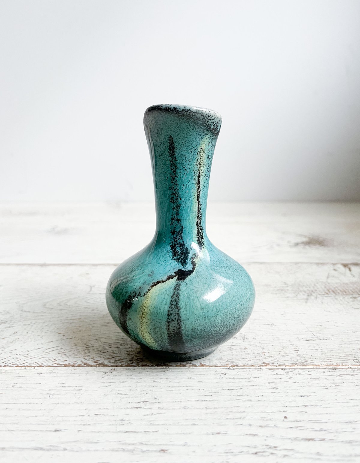 東ドイツ Strehlaの花瓶】Fat Lava 292 ビンテージ Strehla Keramik