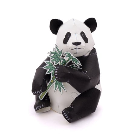 ジャイアントコパンダ：Giant Panda  Cub  （紙工作キット）