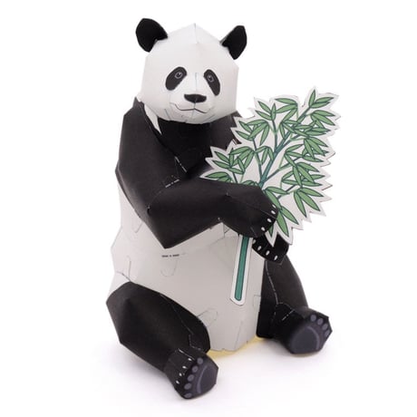ジャイアントパンダ：Giant Panda    （紙工作キット）