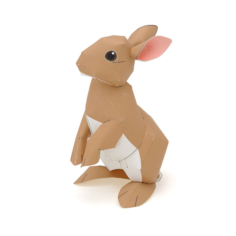 うさぎ:Rabbit(紙工作キット) | KeiCraft Online Shop うさぎ:Rabbit(紙工作キット) | KeiCraft Online Shop
