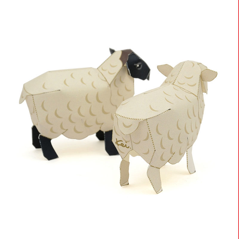 ひつじ（コリデール種＆サフォーク種） ：Corriedale Sheep & Suffolk