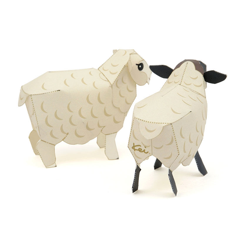 ひつじ（コリデール種＆サフォーク種） ：Corriedale Sheep & Suffolk