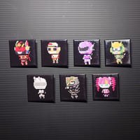 スクエア缶バッジ (ドット絵)