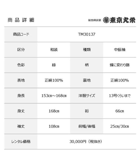 [レンタル] 中振袖 TM30137