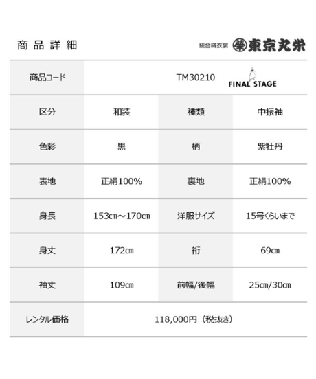 [レンタル] 中振袖 TM30210