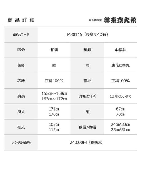 [レンタル] 中振袖 TM30145