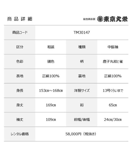[レンタル] 中振袖 TM30147