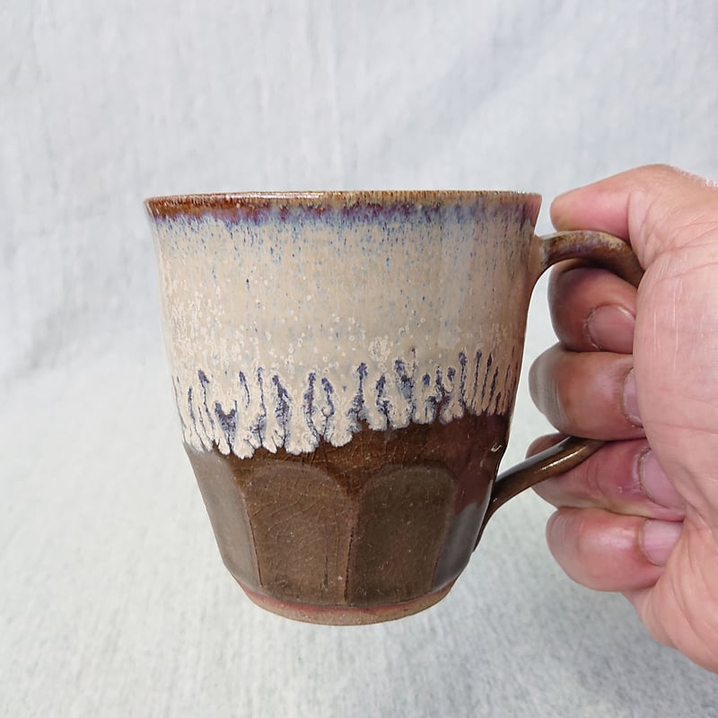 マグカップ面取り 小岱釉1 | 小岱焼 末安窯 〜ONLINE SHOP 〜
