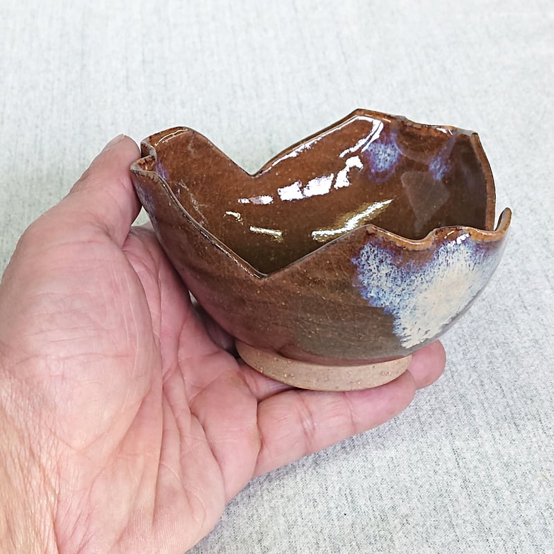 灰釉割山椒小鉢XL 備前焼 小鉢 割山椒 - メルカリ