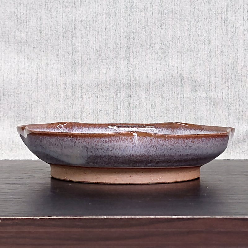 5寸皿 梅型 ワラ白 2 | 小岱焼 末安窯 〜ONLINE SHOP 〜
