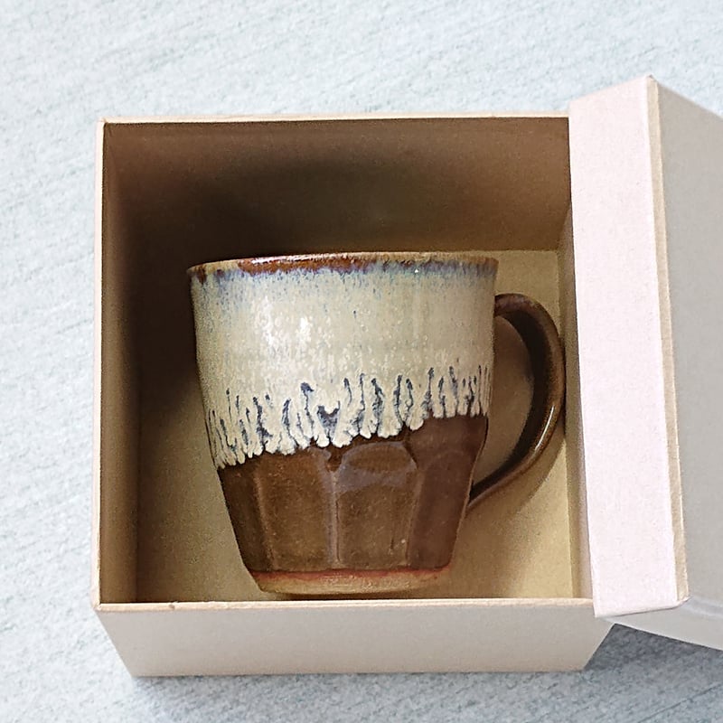 マグカップ面取り 小岱釉1 | 小岱焼 末安窯 〜ONLINE SHOP 〜