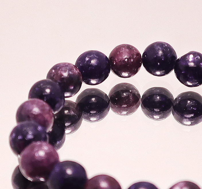 ジェムレピドライト ブルーパープルレピドライト 10mm | （株）INCAROSE