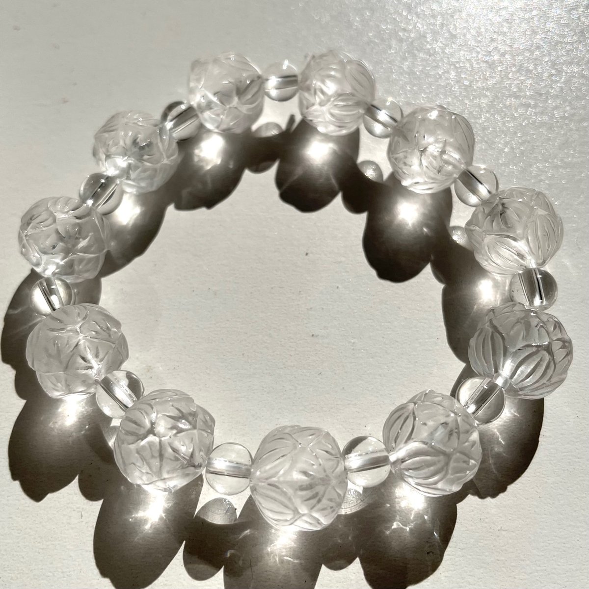 水晶蓮の花カット12mm | (株)INCAROSE 水晶蓮の花カット12mm | (株)INCAROSE