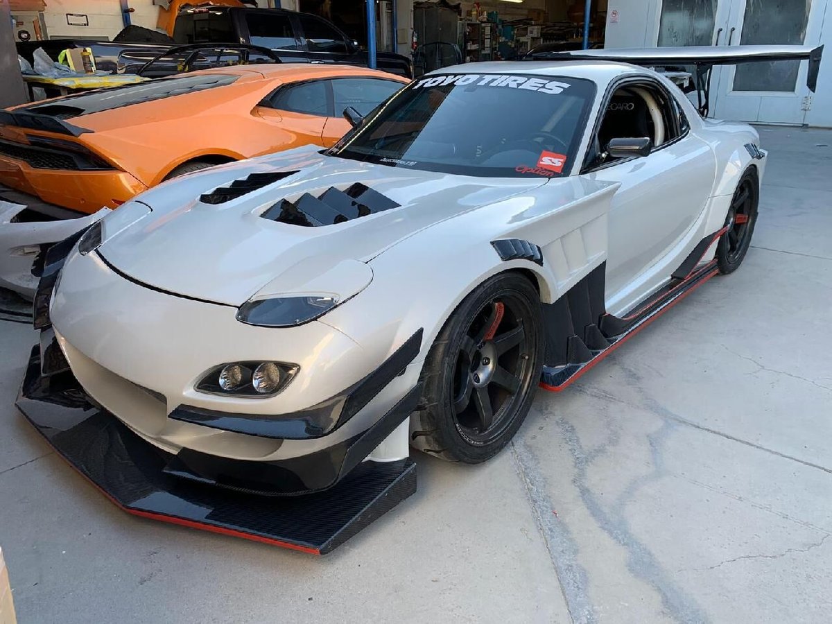 TCP MAGIC FD3S G-FACE フロントバンパーアッパーカナード タイプT