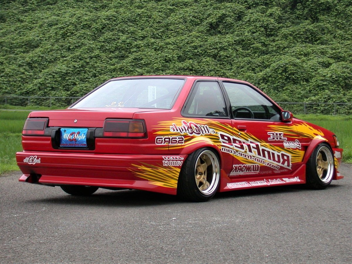 パンドラ　AE86　トレノ　サイドステップ+ルーフウイング+ダッシュ #Any8 パンドラ AE86 トレノ サイドステップ+ルーフウイング+ダッシュ