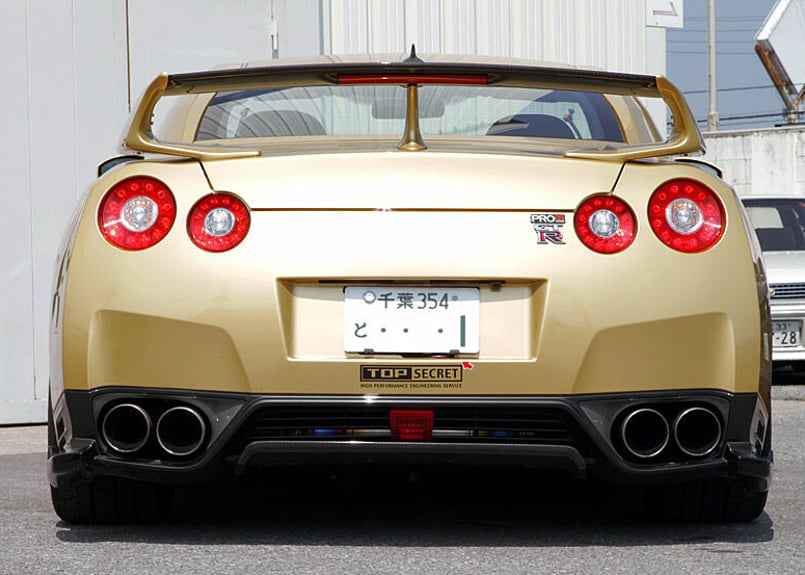 TOP SECRET R35 可変式リヤウイング（FRP） | Az-style