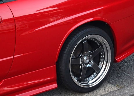 SHAFT AutoService　R34スカイライン用 チビフェンダー（フロント・リアセット）