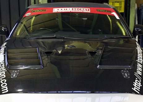TOP SECRET  R35  ボンネットダクトフィン