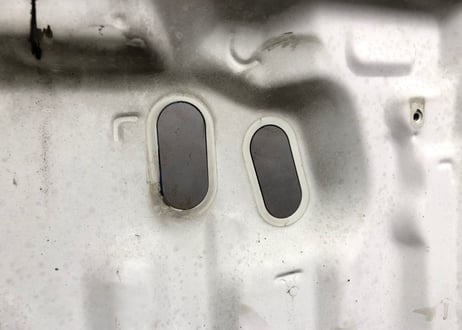 Flo's AE86  フロントシャシー強化プレート&エンジンルームボディ穴埋めプレートセット