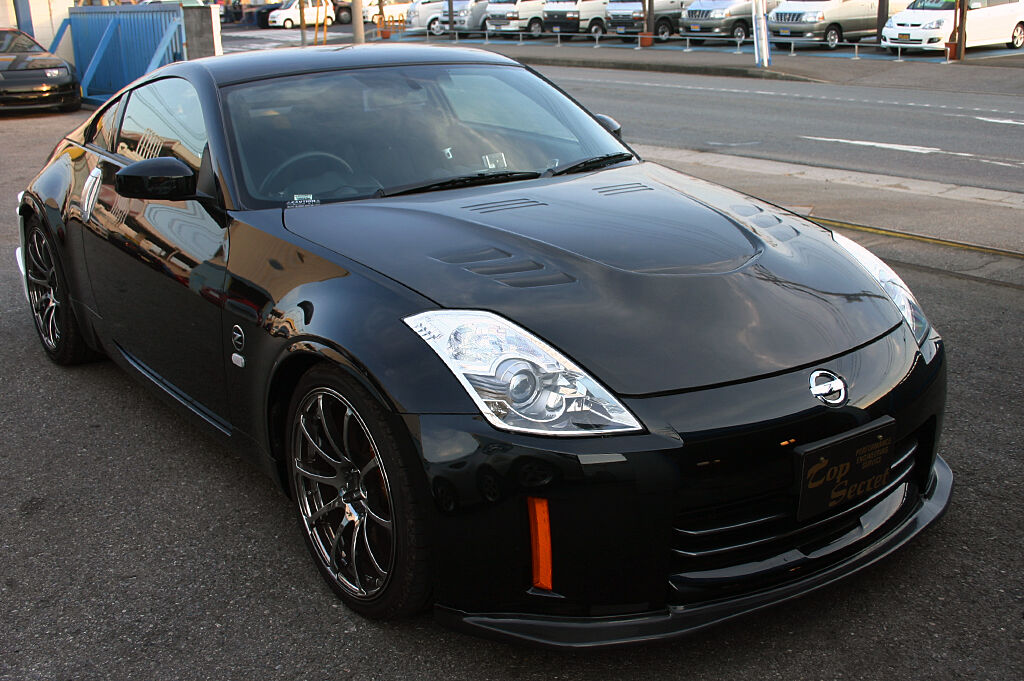 TOP SECRET Z33 G-FORCE フロントリップスポイラー（HR用）カーボン |