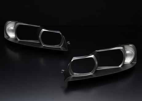 WISESQUARE R34スカイラインヘッドライトインナーカバー（左右セット）