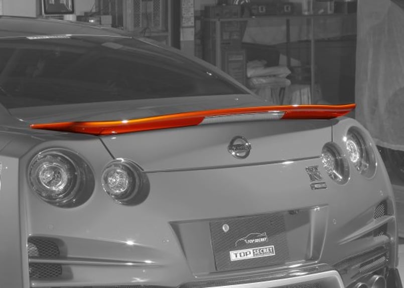 R35 スカイライン リアスポイラー FRP製 未塗装