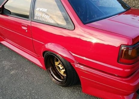 Run Free AE86  リアオーバーフェンダー（+35mm）