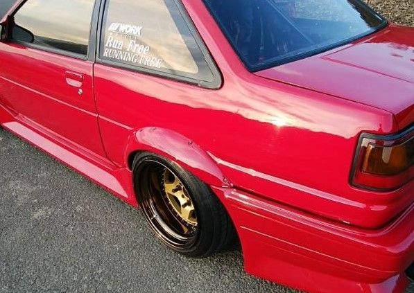 AE86 オーバーフェンダー 取付方法 AE86リヤオーバーフェンダー取り付け | トータルリペア スギタ
