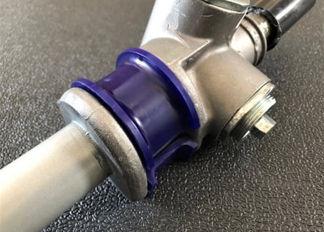 Flo's AE86 ステアリングラック（クイック2.5回転）& Super Pro ステアリングラックマウントブッシュ SET