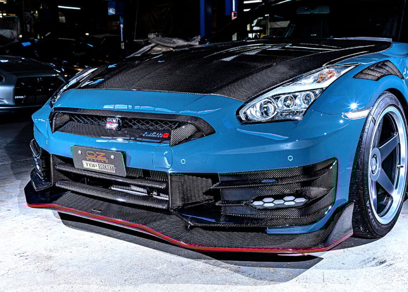 日産　R35GTR トップシークレット製　カーボンブレーキエアガイド一式 楽天市場】【M's】 日産 R35 GT-R (2007y-) TOP SECRET カーボン