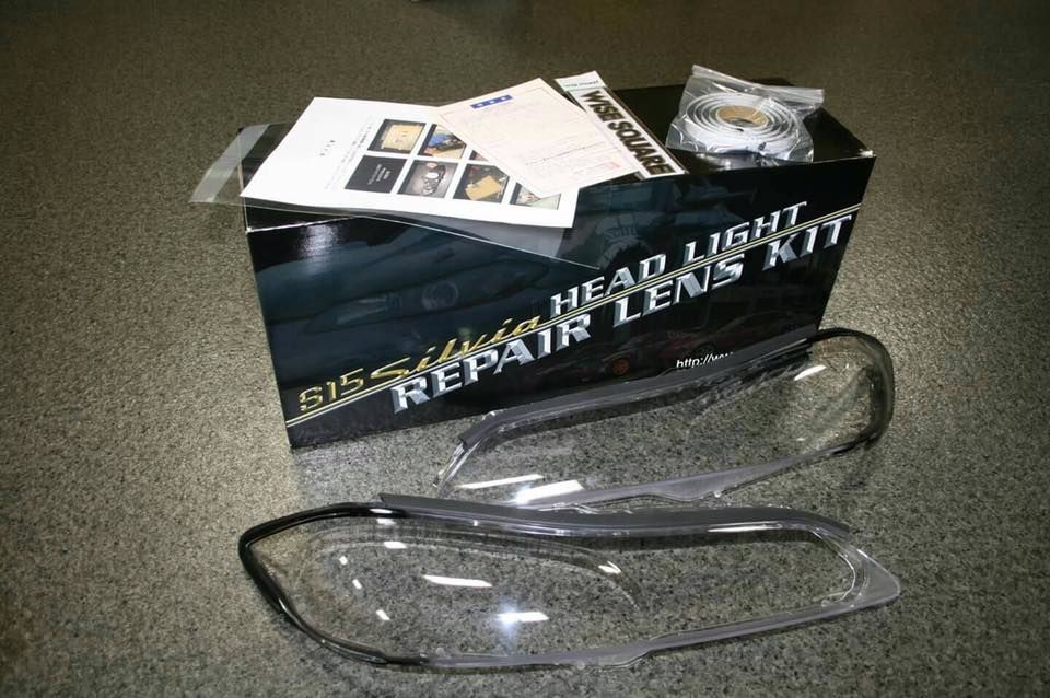 WISESQUARE リペアレンズキット for S15シルビア & レンズ交換（カラ割