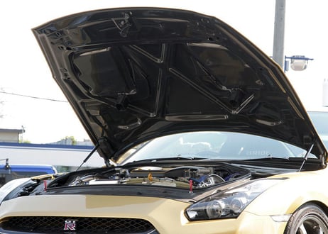 TOP SECRET  R35  エアロボンネット（FRP）