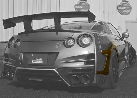 TOP SECRET  R35  M17 リアオーバーフェンダー（カーボン）