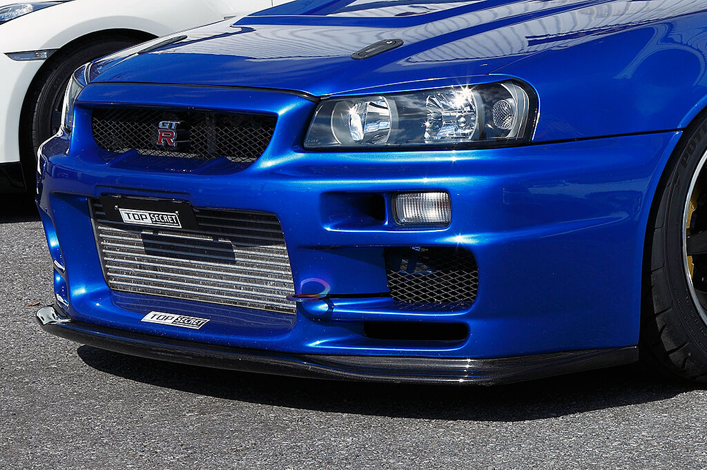 TOP SECRET BNR34 G-FORCE フロントアンダーディフューザー(FRP TOP SECRET BNR34 G-FORCE フロントアンダーディフューザー(FRP