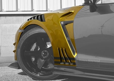 TOP SECRET  R35  GTフロントワイドフェンダー